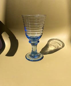 S/4 Baby Blue Goblets