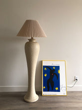 Load image into Gallery viewer, Vintage Beige Plaster Floor Lamp
