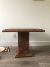 Load image into Gallery viewer, Vintage Italian Red Marble Side Table
