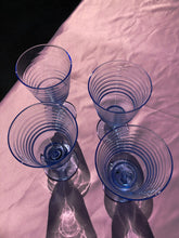 Load image into Gallery viewer, S/4 Baby Blue Goblets
